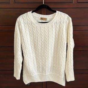 Katsumi Wool Blend Long Sleeve Sweater Size Small